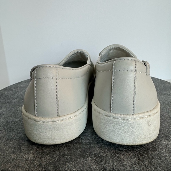 Vionic Avery White Leather Slip On Sneakers Shoes 6 - Picture 5 of 12